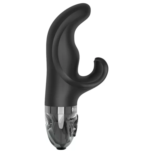 mystim Hop Hop Bob E-Stim - punjivi elektro vibrator (crni)