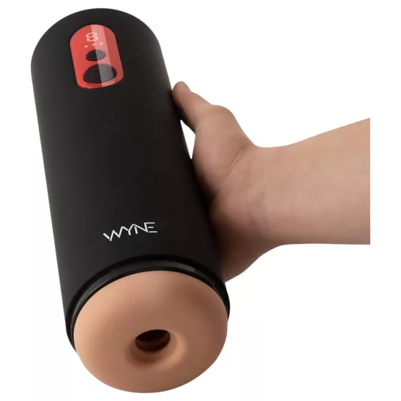 WYNE 08 - crni akumulatorski masturbator sa gore-dole pokretom