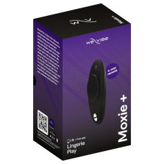   We-Vibe Moxie+ - bežični, pametni klitorisni vibrator (crna)