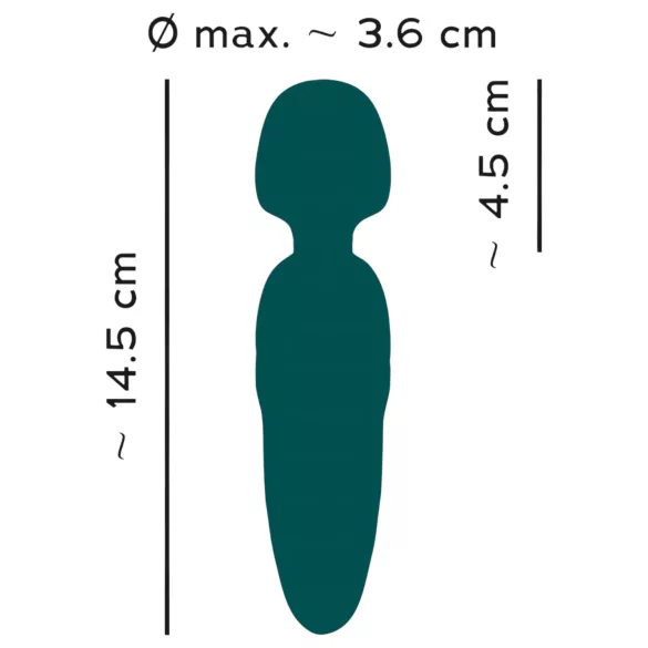 You2Toys Petite - mali punjač za masažu (zeleni)