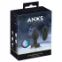 ANOS - svetleći, vibrirajući analni čep (crni)