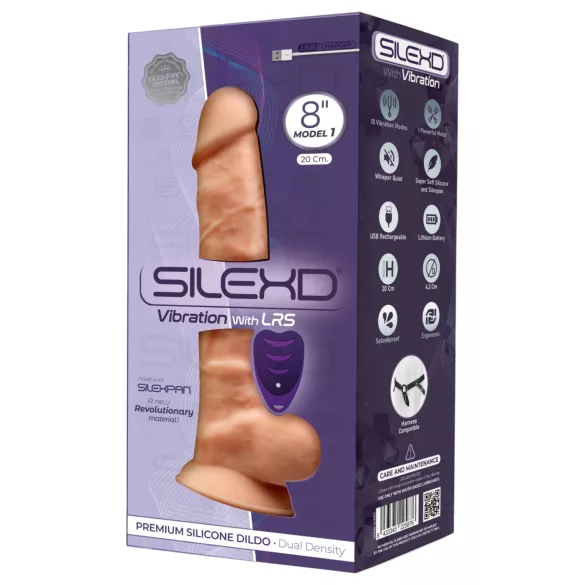 Silexd 8 - bež bežični testikul vibrator