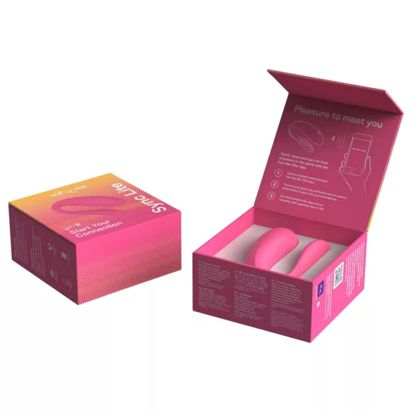 We-Vibe Sync Lite - пар вибратор са апликацијом и даљинским управљачем (ружичасти)