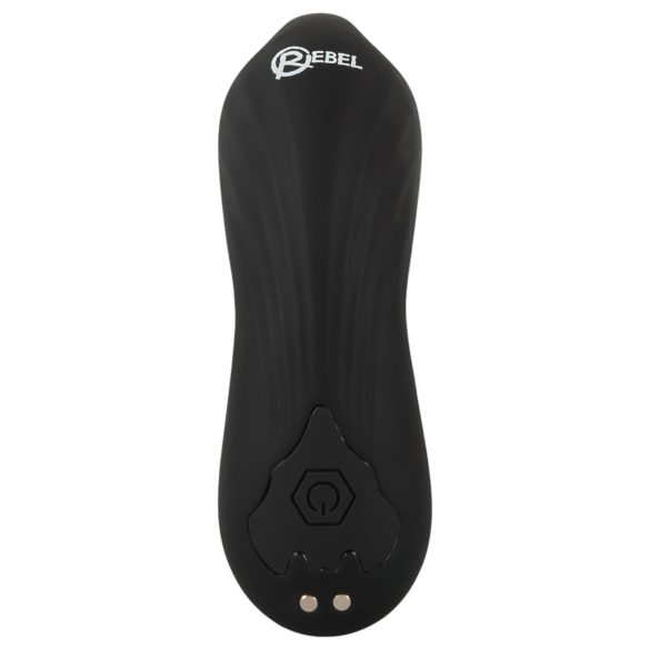 Rebel - daljinski 2u1 prostata vibrator (crni)