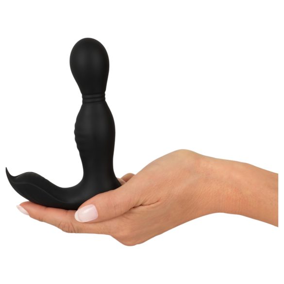 Rebel - daljinski 2u1 prostata vibrator (crni)