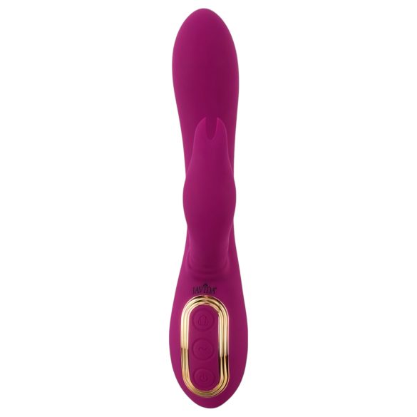 Javida - 3u1 perlasto-rotirajući vibrator (ljubičasti)