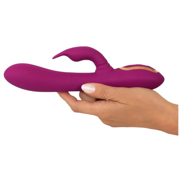 Javida - 3u1 perlasto-rotirajući vibrator (ljubičasti)