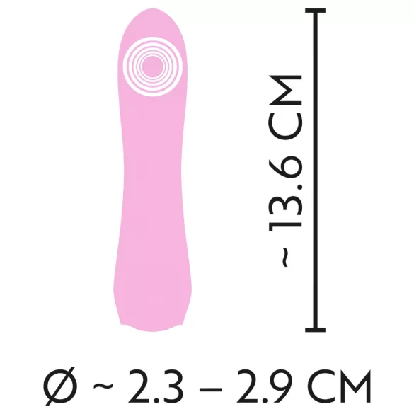 Cuties Mini 4 - bežični, vodootporni vibrator (roze)