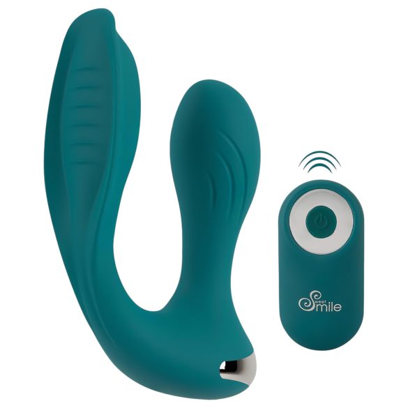 Bez ruku za parove - postavljanje vibrator (tirkiz)