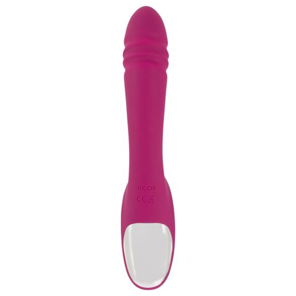 Javida Licking & Thrusting - vibrator sa jezikom i potiskom (ljubičasti)