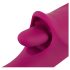 Javida Licking & Thrusting - vibrator sa jezikom i potiskom (ljubičasti)