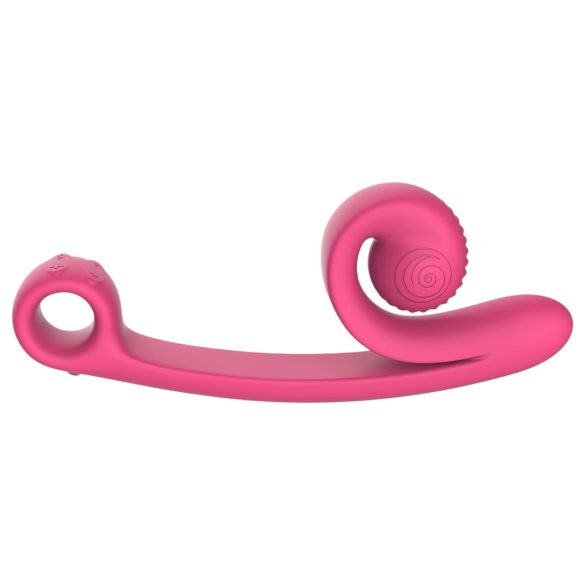 Snail Vibe Curve - 2u1 klitoris vibrator (roze)