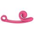 Snail Vibe Curve - 2u1 klitoris vibrator (roze)