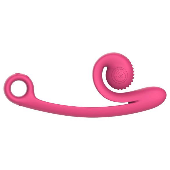 Snail Vibe Curve - 2u1 klitoris vibrator (roze)