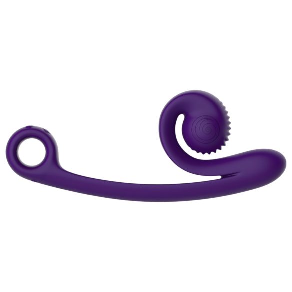 Snail Vibe Curve - 2 u 1 vibrator za stimulaciju klitorisa (ljubičasta)