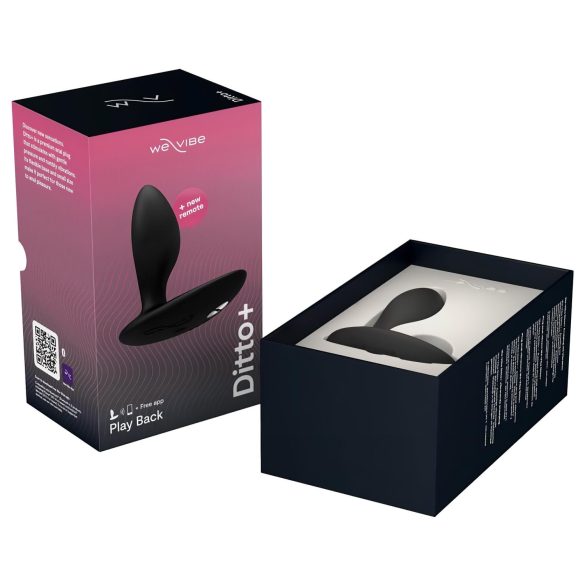 We-Vibe Ditto+ - pametni analni vibrator sa baterijom (crni)