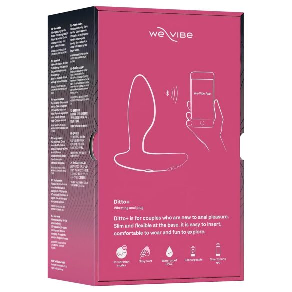 We-Vibe Ditto+ - pametni, punjivi analni vibrator (roze)