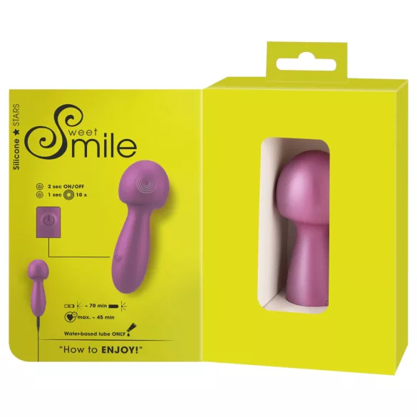Sweet Smile - Fleksibilni mini vibrator (roze)