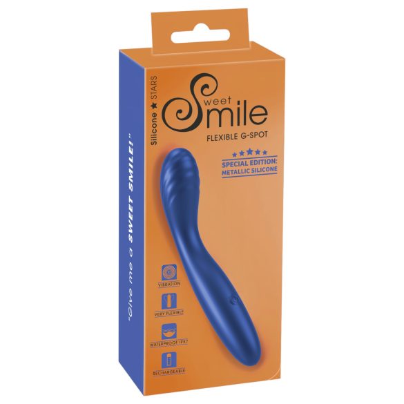 Smile - fleksibilni G-tačka vibrator (plavi)