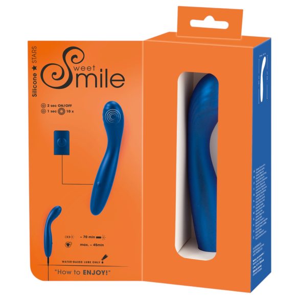 Smile - fleksibilni G-tačka vibrator (plavi)