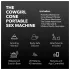The Cowgirl Cone - premijumska seks mašina upravljana aplikacijom - sa 2 zamenljiva nastavka, 20 režima vibracije (crna)