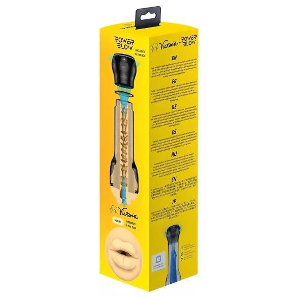 Kiiroo PowerBlow + Victoria June oralni masturbator (crni)