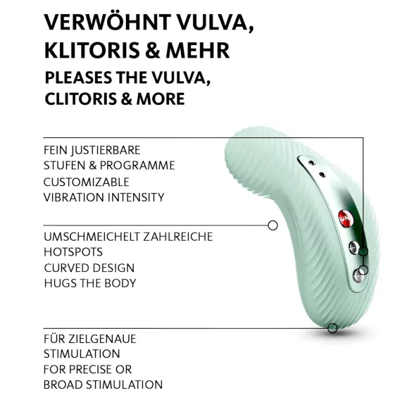 Fun Factory Laya III - vodootporni vibrator za klitoris (zeleni)