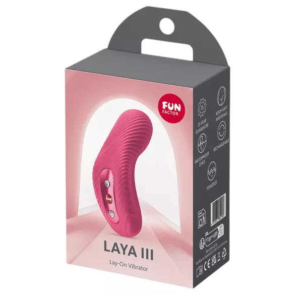 Fun Factory Laya III - vodootporni vibrator za klitoris (pink)