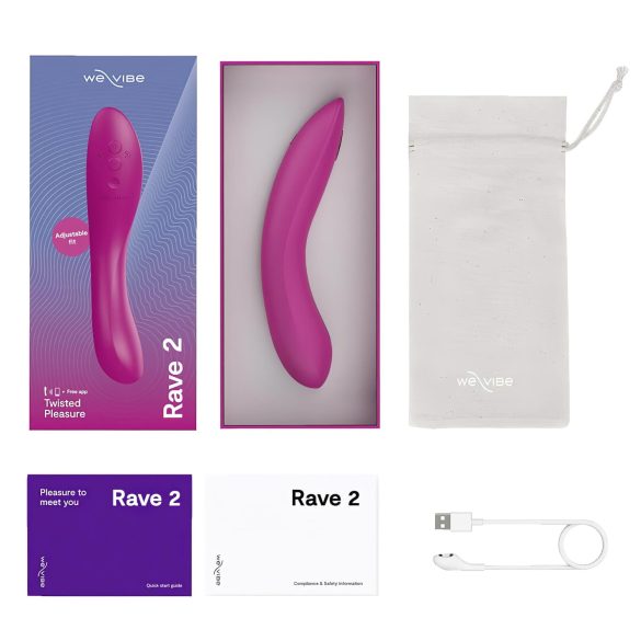 We-Vibe Rave 2 - pametan G-tačka vibrator na punjenje (pink)