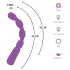 You2Toys - biserni G i P tačka vibrator (ljubičasti)