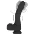 Naked Addiction - realistični rotirajući vibrator (crni)