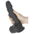 Naked Addiction - realistični rotirajući vibrator (crni)