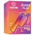 Durex Tease & Vibe - štapni vibrator sa zečjim stimulatorom klitorisa (roze)