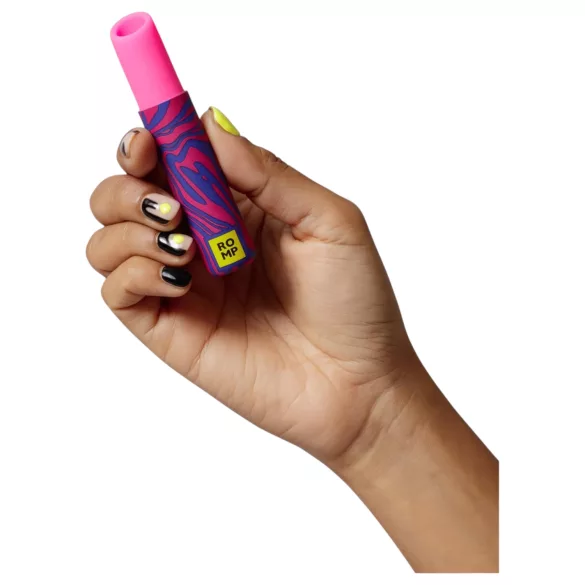 ROMP Ruž - akumulatorski vibrator sa talasima za klitoris (pink)
