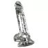 Crystal - vibrator sa vakuumskom čašicom (providan)