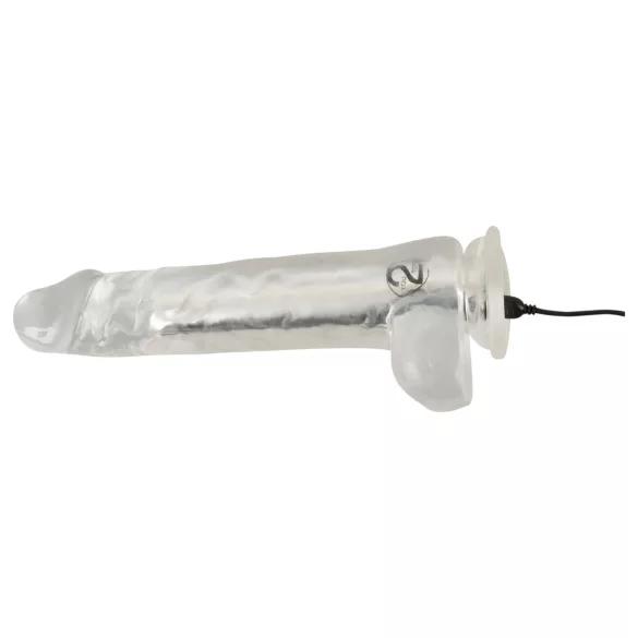 Crystal - vibrator sa vakuumskom čašicom (providan)
