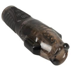 Stroker - usisavajući, vibrirajući masturbator (siva)