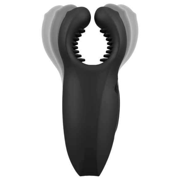 Rebel - pokretni vibrirajući stimulator za glavu (crni)