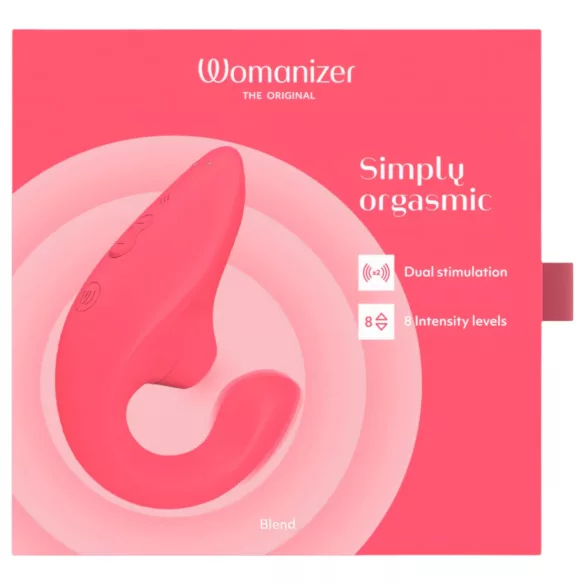 Womanizer Blend - vibrator za G-tačku i stimulator klitorisa (koralni)