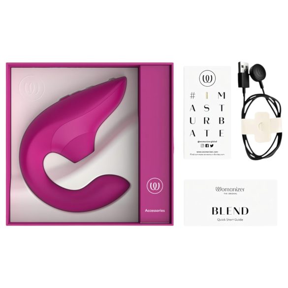 Womanizer Blend - G-tačka vibrator i stimulator klitorisa (roze)