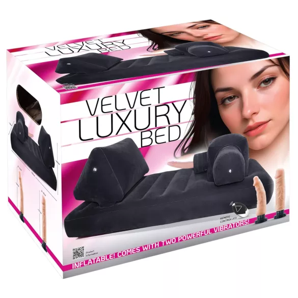 You2Toys Velvet Luxury - seks mašina sa ugrađenim krevetom (crna)