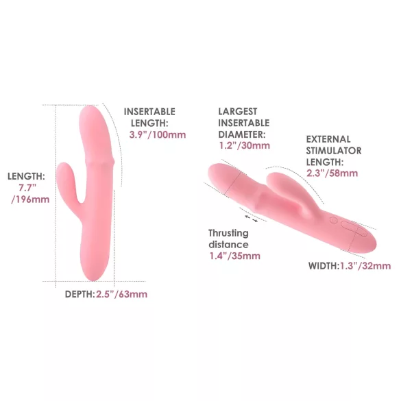 Svakom Mora Neo - pametni klitoralni perlasti vibrator (pink)