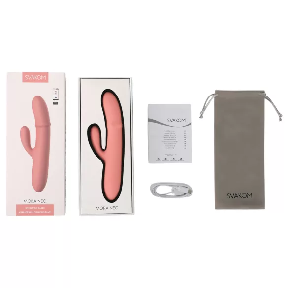 Svakom Mora Neo - pametni klitoralni perlasti vibrator (pink)