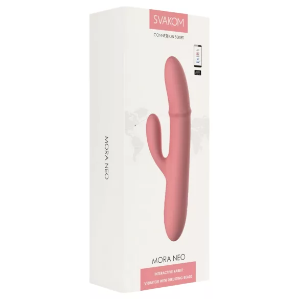 Svakom Mora Neo - pametni klitoralni perlasti vibrator (pink)