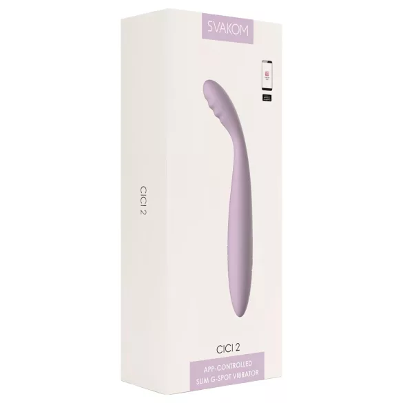 Svakom Cici 2 - pametni G-tačka vibrator (ljubičasti)