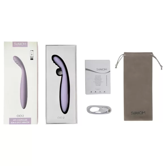Svakom Cici 2 - pametni G-tačka vibrator (ljubičasti)