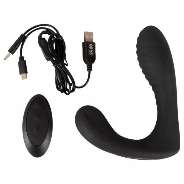 Intense - daljinski upravljivi vibrator za prostatu (crni)