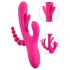 SMILE - trostruki vibrator sa jezičkom (pink)