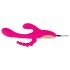 SMILE - trostruki vibrator sa jezičkom (pink)