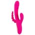 SMILE - trostruki vibrator sa jezičkom (pink)